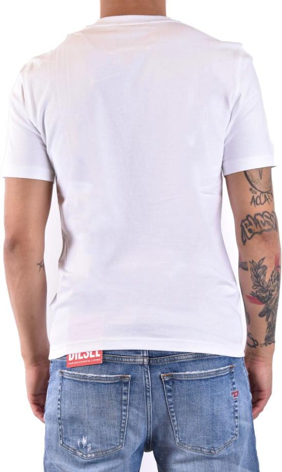  모스키노 반팔 티셔츠 A071820391001 WHITE - MOSCHINO