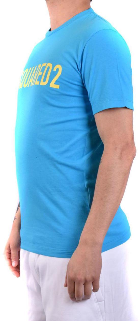  디스퀘어드2 반팔 티셔츠 S74GD1126S24321534 BLUE - DSQUARED2