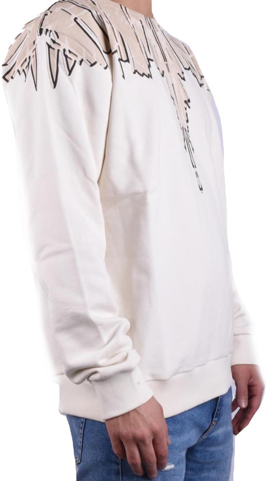 26SS 마르셀로 불론 스웨터 S6CMMASW019 WHITE - MARCELO BURLON