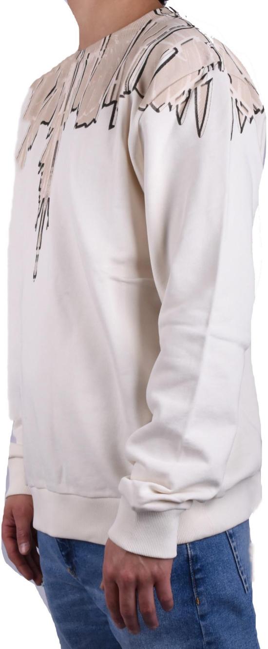 26SS 마르셀로 불론 스웨터 S6CMMASW019 WHITE - MARCELO BURLON