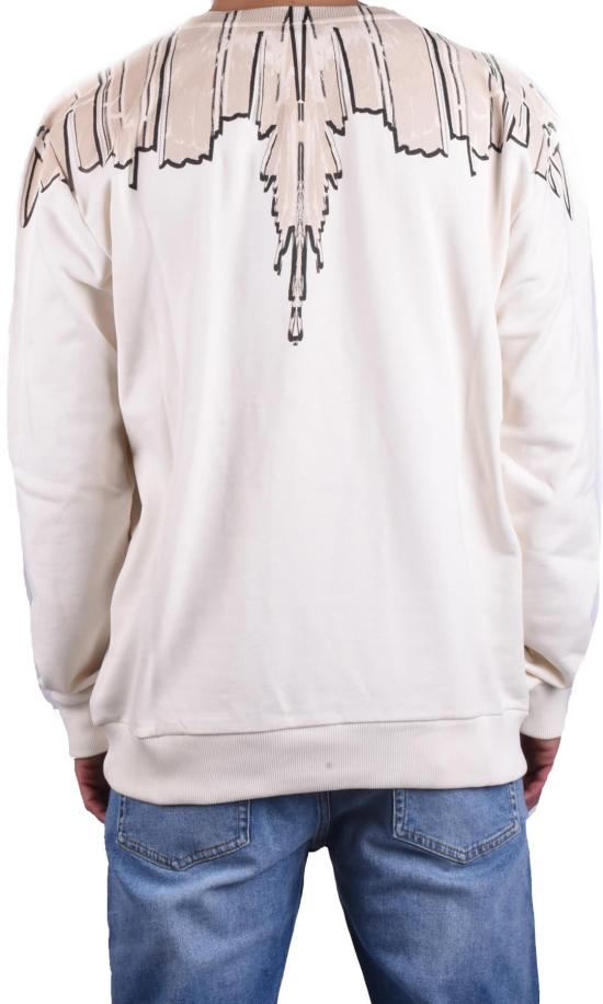26SS 마르셀로 불론 스웨터 S6CMMASW019 WHITE - MARCELO BURLON