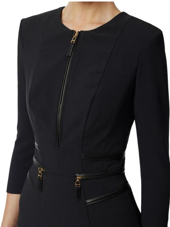 25FW 엘리자베타프랜치 숏 원피스 AB82356E2110 BLACK - ELISABETTA FRANCHI