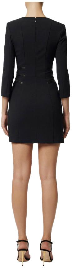 25FW 엘리자베타프랜치 숏 원피스 AB82356E2110 BLACK - ELISABETTA FRANCHI