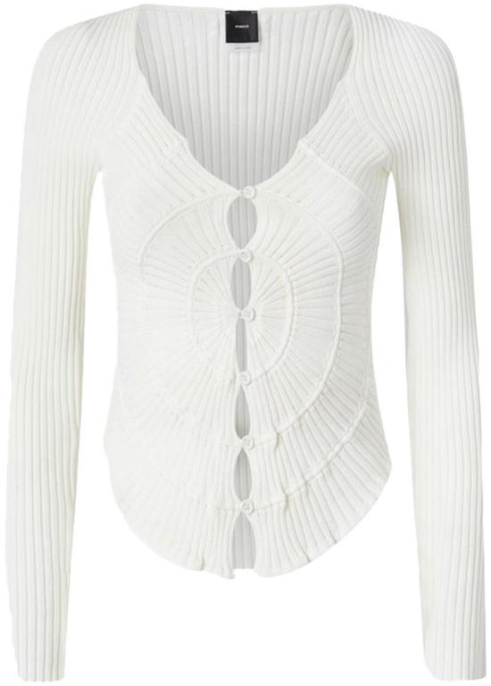 25SS 핑코 가디건 104627A2E6Z09 WHITE