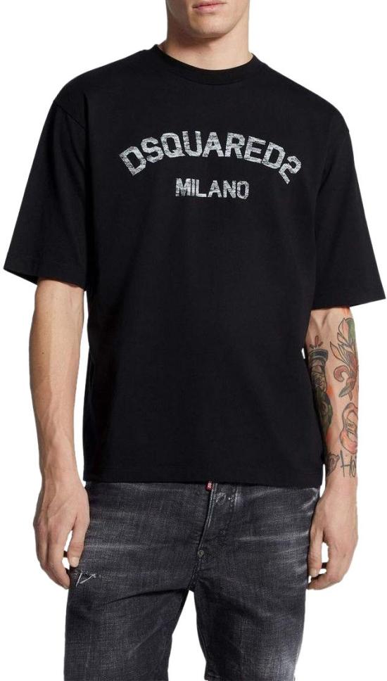 25FW 디스퀘어드2 탑 S74GD1476D20020962X BLACK - DSQUARED2