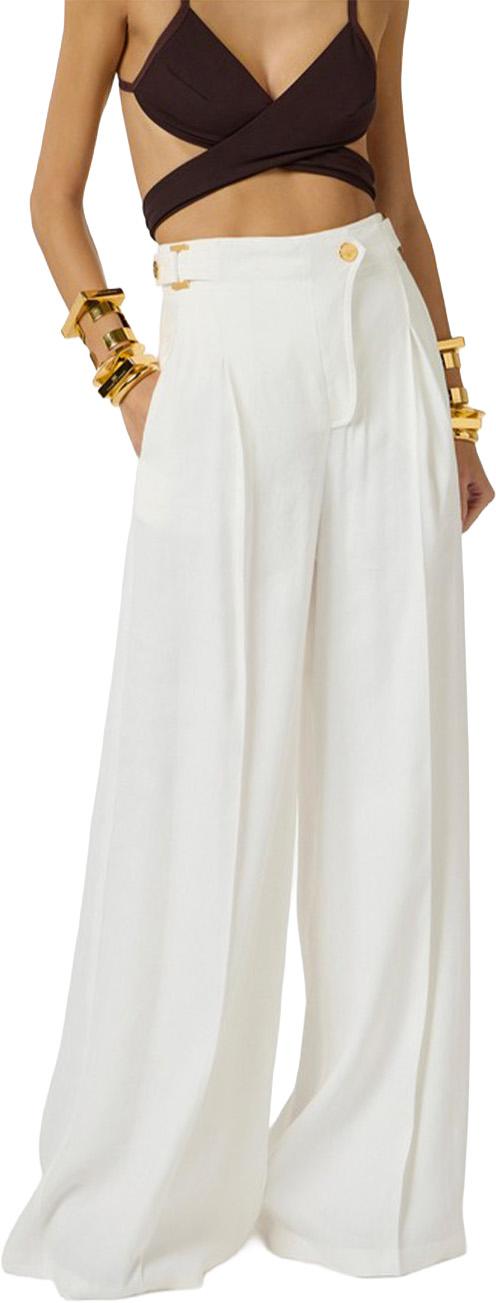 26SS 엘리자베타프랜치 스트레이트 팬츠 PA12762E2360 WHITE - ELISABETTA FRANCHI