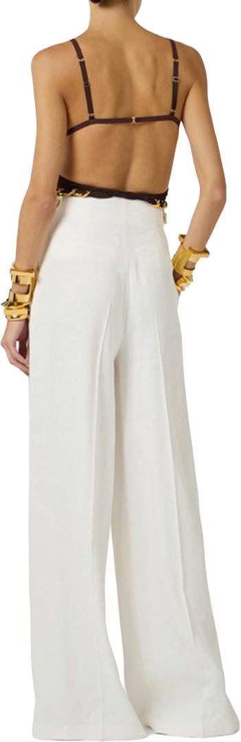 26SS 엘리자베타프랜치 스트레이트 팬츠 PA12762E2360 WHITE - ELISABETTA FRANCHI