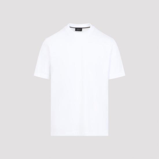 26FW 브리오니 반팔 티셔츠 UJWI0L OE601 9000 WHITE - BRIONI