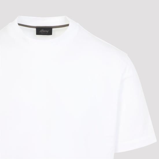26FW 브리오니 반팔 티셔츠 UJWI0L OE601 9000 WHITE - BRIONI