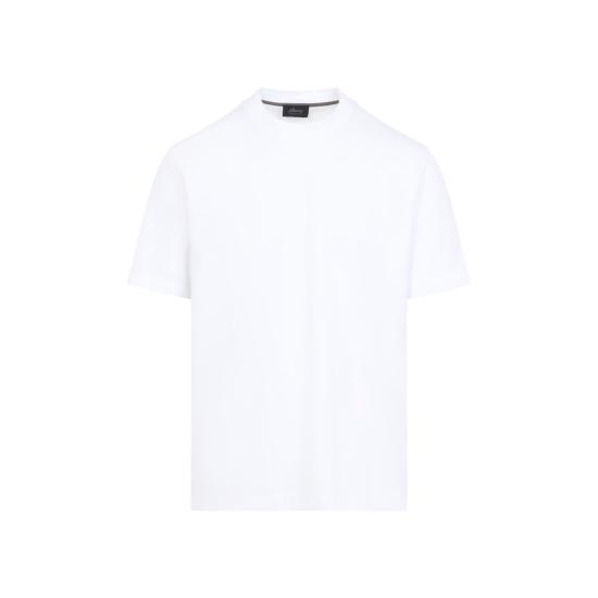 26FW 브리오니 반팔 티셔츠 UJWI0L OE601 9000 WHITE - BRIONI