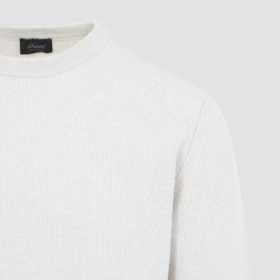 26FW 브리오니 스웨터 UMQ90L OCK12 9790 BEIGE WHITE - BRIONI