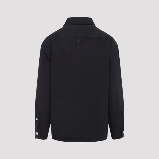 26FW 자크뮈스 라 슈미즈 불랑제 퍼프 오버셔츠 OUM00115AD00019 990 BLACK - JACQUEMUS