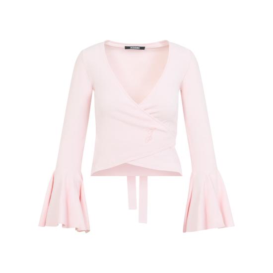 26SS 자크뮈스 가디건 CDW00829AK00303 410 LIGHT PINK - JACQUEMUS