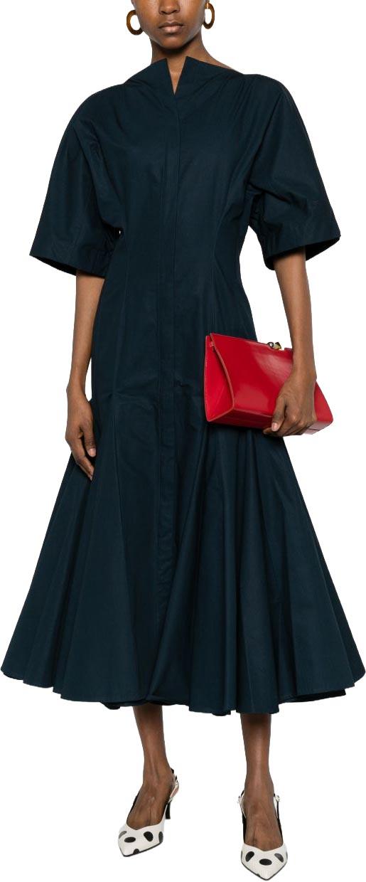 26SS 자크뮈스 고데트 셔츠 드레스 DRW00745AW00648390 NAVY - JACQUEMUS