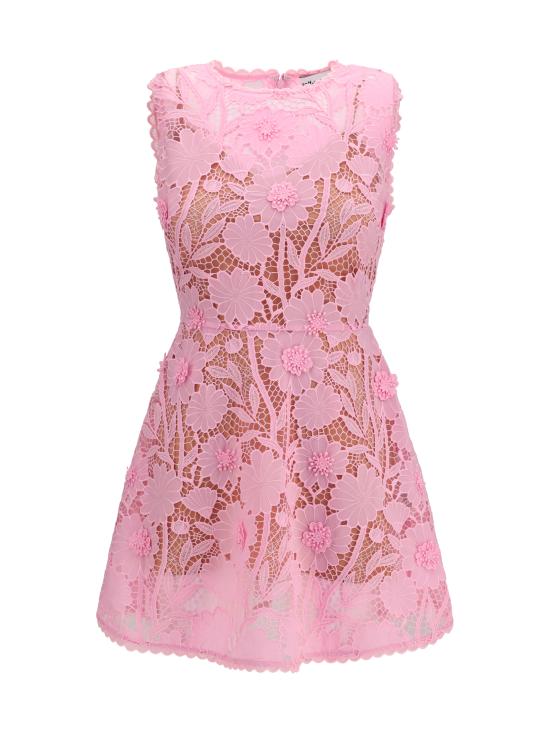 26FW 셀프 포트레이트 원피스 PF26109SP PINK