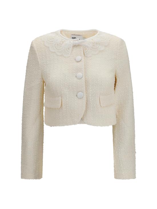 26FW 셀프 포트레이트 자켓 PF26002JC CREAM