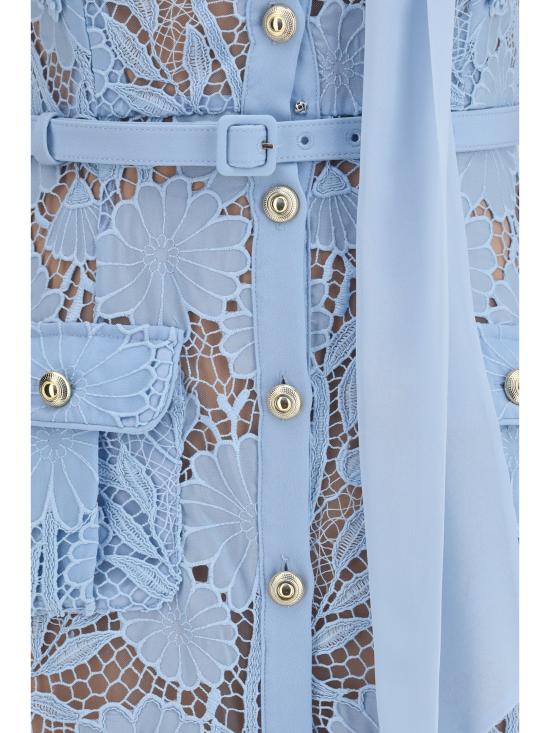26FW 셀프 포트레이트 원피스 PF26111MBL BLUE LIGHT BLUE - SELF PORTRAIT