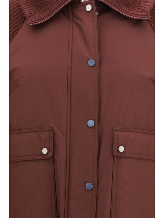 26FW 브루넬로 쿠치넬리 패딩 MH5257294P C036 BORDEAUX - BRUNELLO CUCINELLI