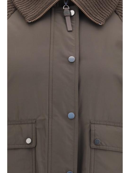 26FW 브루넬로 쿠치넬리 패딩 MH5257294P C028 BROWN - BRUNELLO CUCINELLI