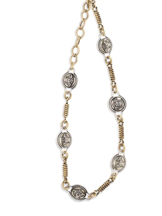26FW 베르사체 목걸이/팬던트 10238871A00620 4JSD0 SILVER - VERSACE