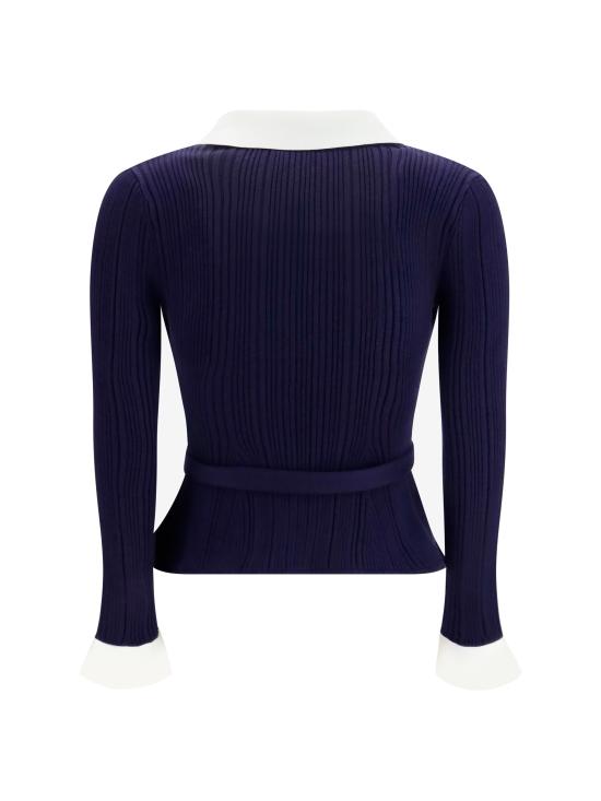 26FW 셀프 포트레이트 스웨터 PF26131CN NAVY BLUE - SELF PORTRAIT