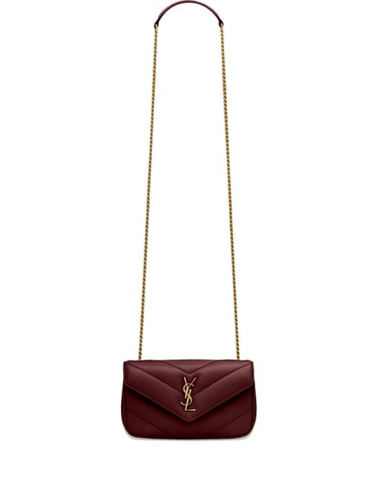 26FW 생로랑 루루 미니 램스킨 821749 AAEAX6197 BORDEAUX