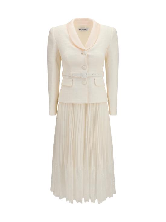 26FW 셀프 포트레이트 원피스 PF26144MC CREAM