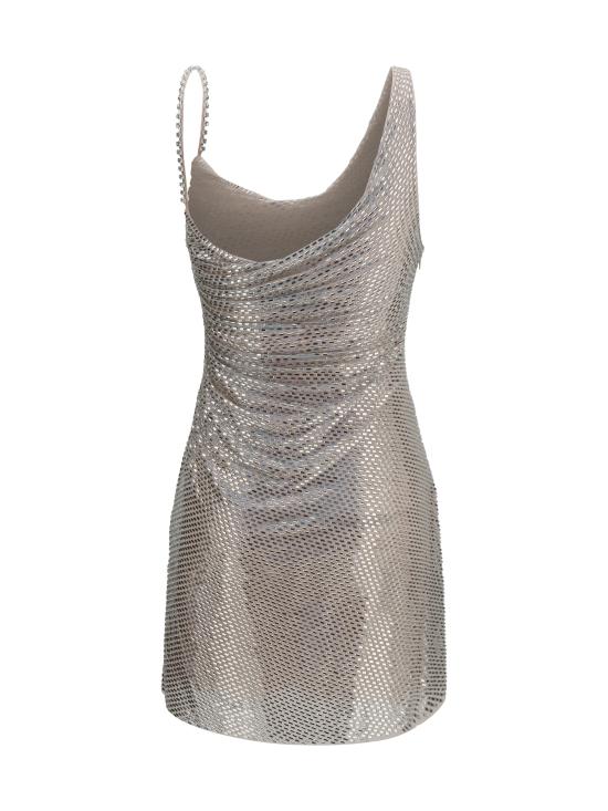 26FW 셀프 포트레이트 원피스 PF26041SCH CHAMPAGNE SILVER - SELF PORTRAIT