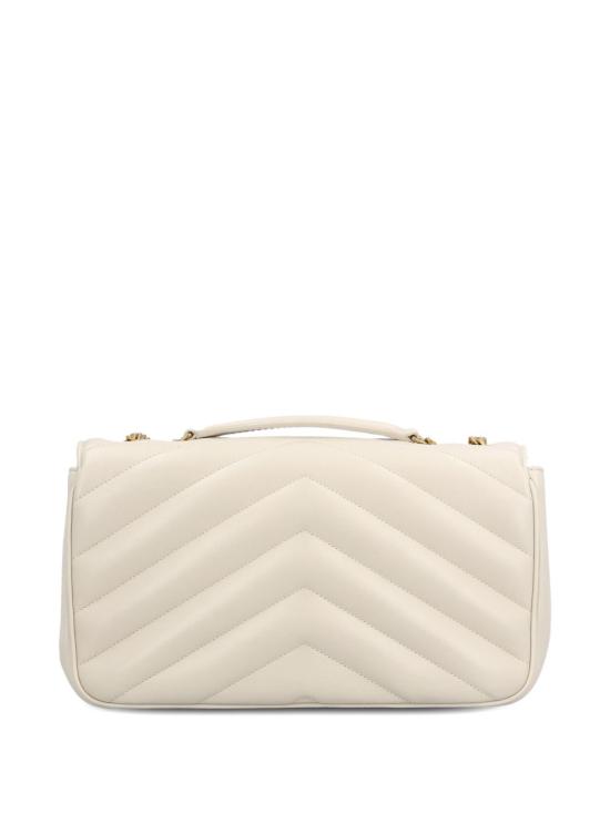 26FW 생로랑 루루 마틀라세 램스킨 미디움 숄더백 801439 AAEAX9207 ECRU - SAINT LAURENT