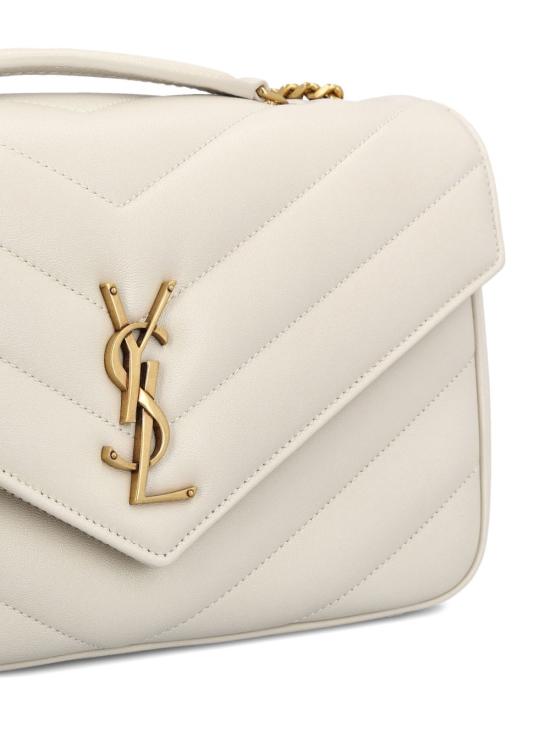 26FW 생로랑 루루 마틀라세 램스킨 미디움 숄더백 801439 AAEAX9207 ECRU - SAINT LAURENT
