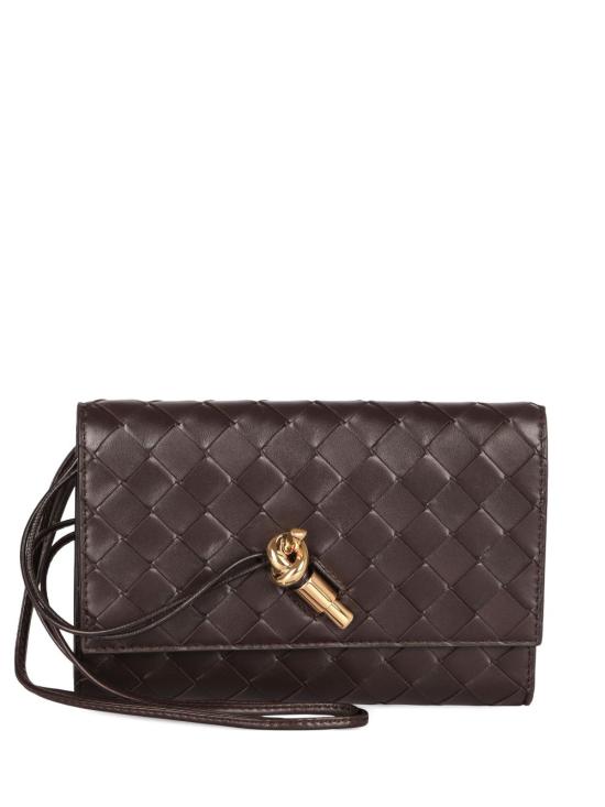 26FW 보테가베네타 안디아모 파우치 온 스트랩 836940 VCPP22190 BROWN