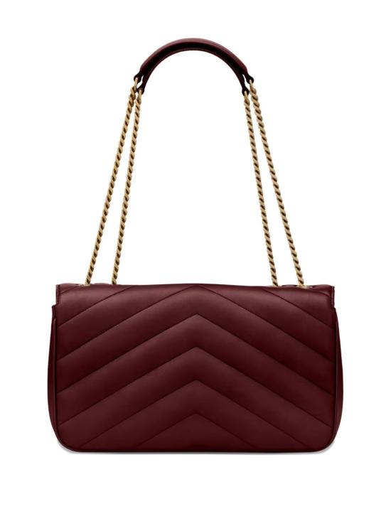 26FW 생로랑 루루 마틀라세 램스킨 미디움 숄더백 801439 AAEAX6197 BORDEAUX - SAINT LAURENT