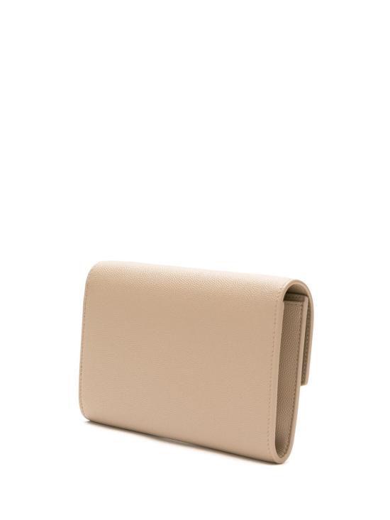 26FW 생로랑 그레인 레더 업타운 체인 지갑 607788 1GF0J2721 BEIGE - SAINT LAURENT