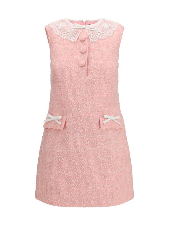 26FW 셀프 포트레이트 원피스 PF26002SCP PINK
