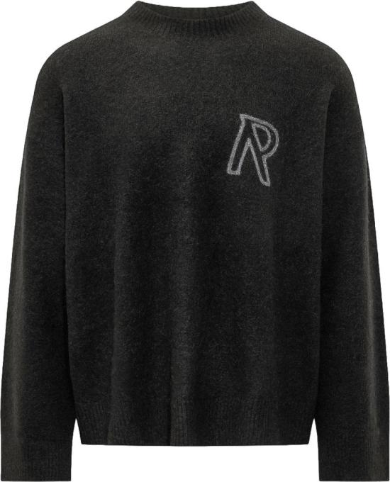 26FW 리프레젠트 스웨터 REPRESENTMLM10119701LOGOCREWNECKCREWNECKSKNITWEARBLACK