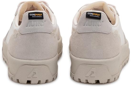 26SS 오트리 WILDPACE 로우 스니커즈 립스탑 나일론 가죽 LDLMCO09 WHITE - AUTRY