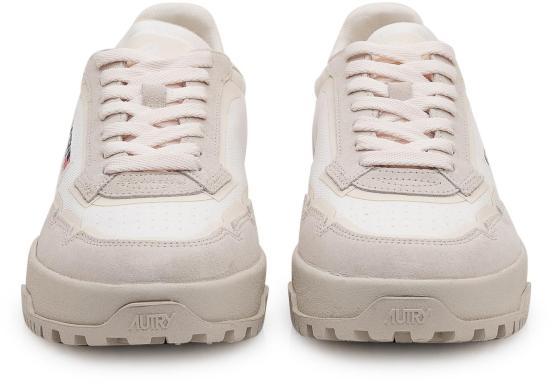 26SS 오트리 WILDPACE 로우 스니커즈 립스탑 나일론 가죽 LDLMCO09 WHITE - AUTRY