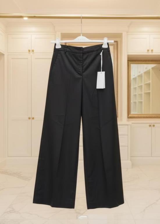  카오스 스트레이트 팬츠 Kaos Pantaloni 바지 팬츠 블랙