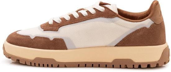 26FW 오트리 WILDPACE 로우 스니커즈 립스탑 나일론 가죽 LDLMAK13 BROWN - AUTRY