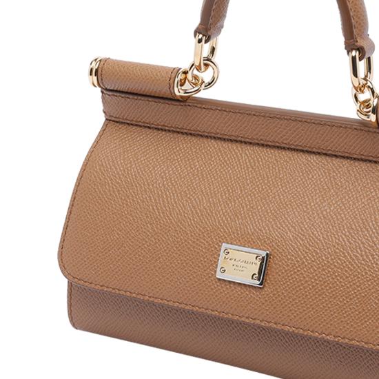 26FW 돌체앤가바나 SICILY 시실리 스몰 핸드백 BB7116 B10018M417 Beige - DOLCE & GABBANA