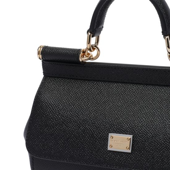 26FW 돌체앤가바나 SICILY 시실리 스몰 핸드백 BB7116 B100180999 Black - DOLCE & GABBANA