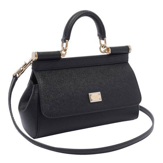 26FW 돌체앤가바나 SICILY 시실리 스몰 핸드백 BB7116 B100180999 Black - DOLCE & GABBANA