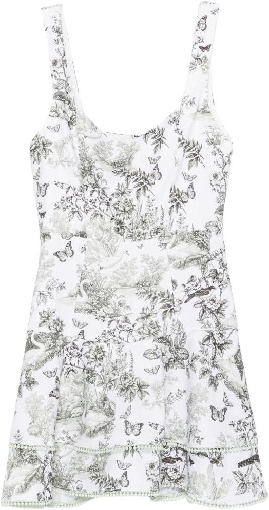 26SS 앨리스 앤 올리비아 숏 원피스 CC604P53505T145 WHITE
