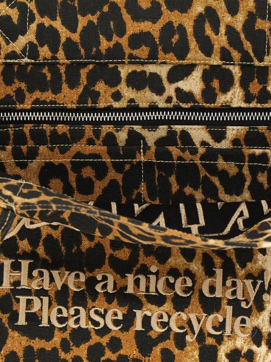 26FW 가니 라지 캔버스 토트백 A7179943 Brown - GANNI