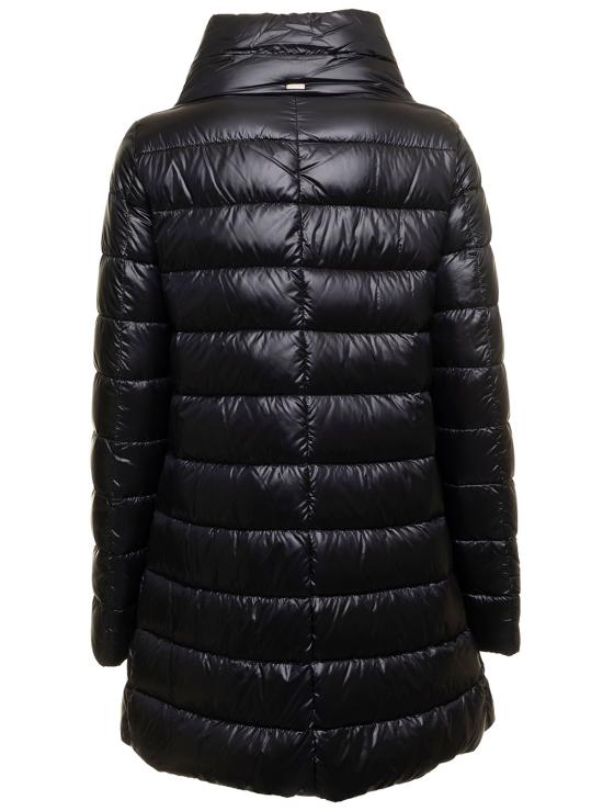 26FW 에르노 아멜리아 A 쉐입 패딩 PI0505DIC12017Z9300 Black - HERNO