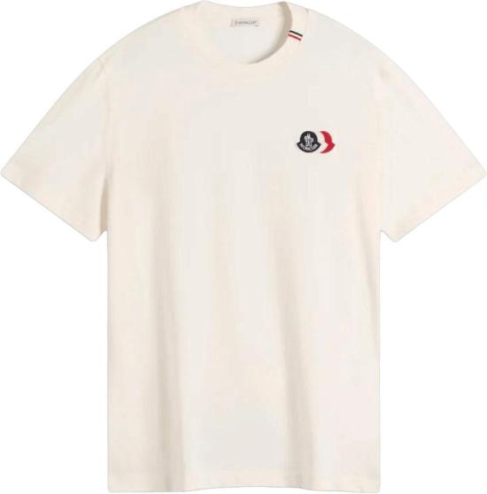 26FW 몽클레어 반팔 티셔츠 MONCLER8C0004089B8Q034LOGOTSHIRTWHITE