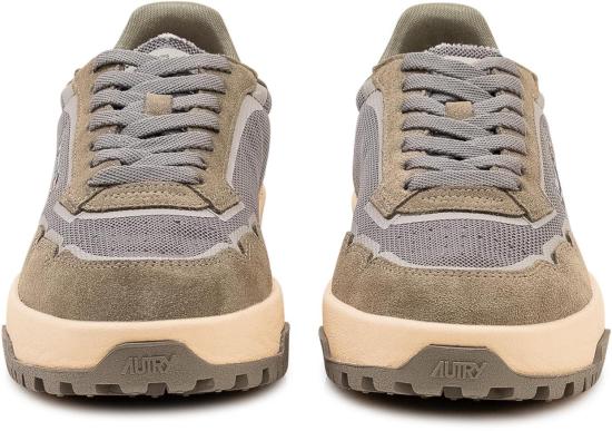 26FW 오트리 WILDPACE 로우 스니커즈 립스탑 나일론 가죽 LDLMAK02 TAUPE - AUTRY
