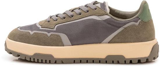 26FW 오트리 WILDPACE 로우 스니커즈 립스탑 나일론 가죽 LDLMAK02 TAUPE - AUTRY