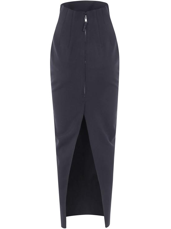 26FW 릭 오웬스 롱 스커트 RP02F5364 WST 09 BLACK - RICK OWENS