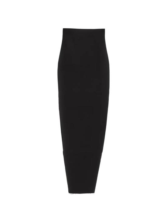 26FW 릭 오웬스 롱 스커트 RP02F5364 WST 09 BLACK - RICK OWENS